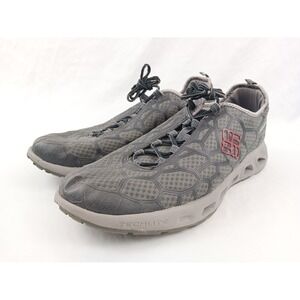Columbia Megavent Water Shoes Mens 14 Gray Red Hiking Sport